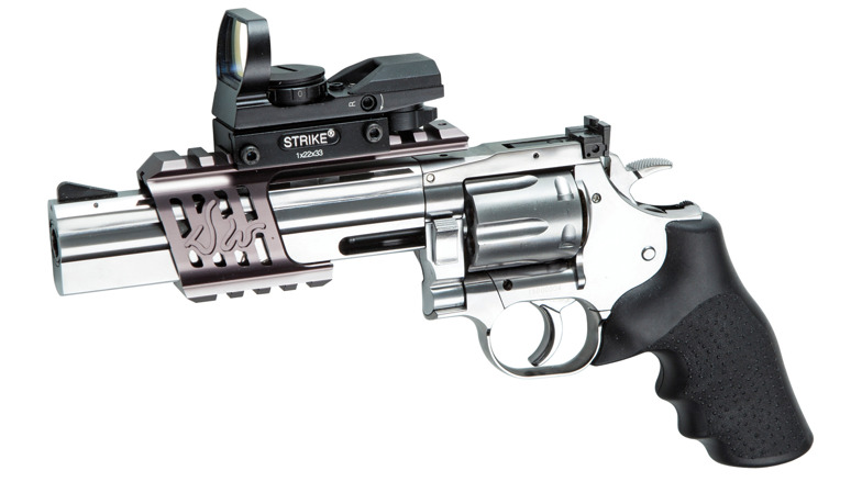 Picture of ASG dan wesson 715 with attached rail adaptor