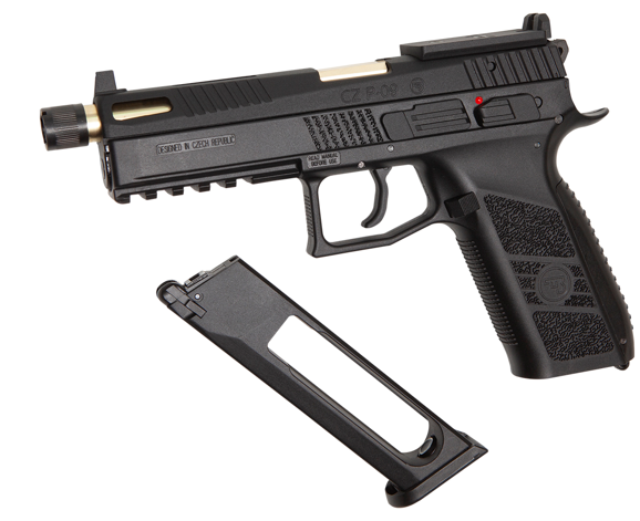 picture of ASG CZ P-09 with co2 mag