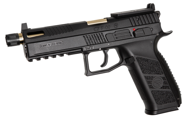 ASG CZ P-09 airsoft CO2 pistol side view picture