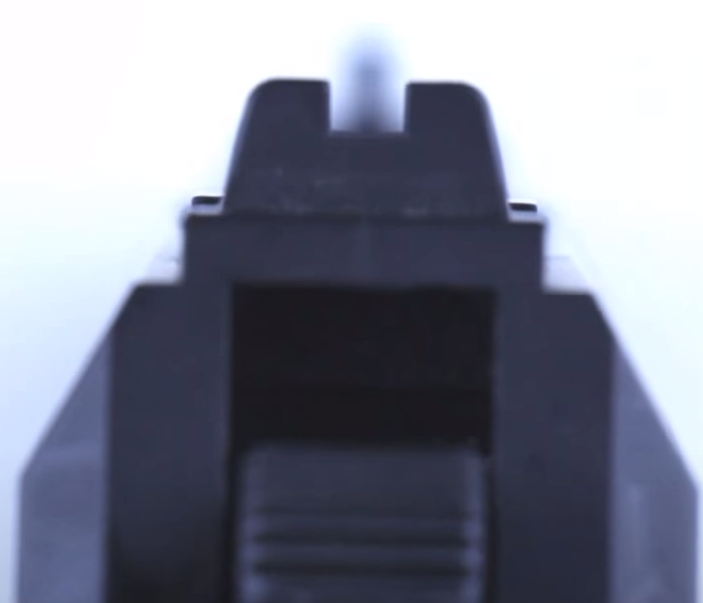 picture of tokyo marui mk23 sights being aimed