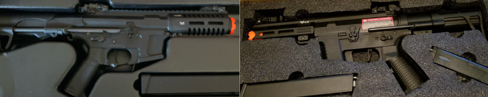 side by side picture of arp9 and nemesis x9 for comparison