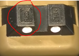 close up picture of umarex glock 19x sights showing glock logo on the top