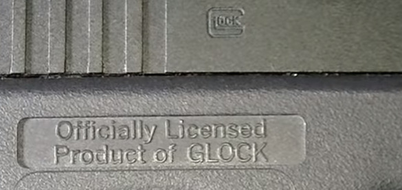 picture of official licensing on umarex glock 34