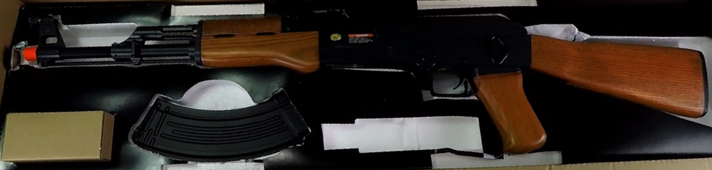 picture of CYMA CM046 AK47 unboxed