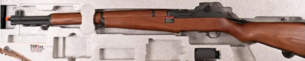 picture of airsoft g&G m1 garand unboxed