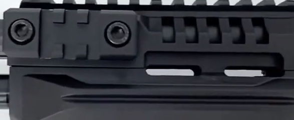 close up picture of handguards on arcturus ak12k