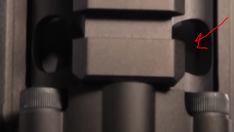 close up picture of hop up placement on ghk mk18