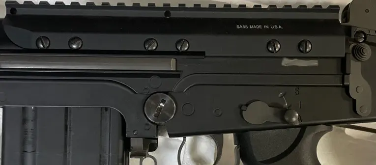 picture of classic army fal airsoft receiver made of steel