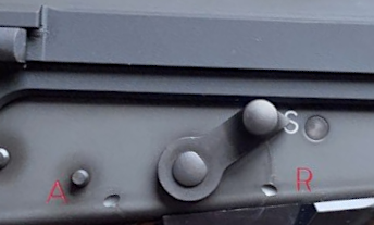 picture showing fire selection on vfc lar and automatic mode