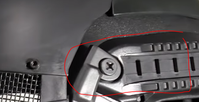 picture of rails found on side of airsoft bobba fett style helmet