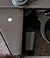 close up picture of lct as val selector switch showing its position 