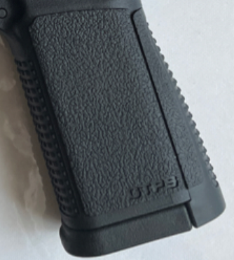 picture of grip used on airsoft smc9 showing texturing