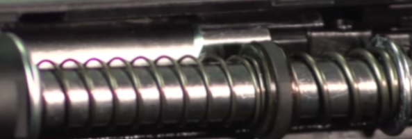 picture of tokyo marui xtreme 45 recoil spring mechanism