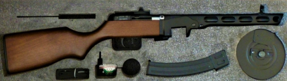 picture of snow wolf ppsh 41 airsoft gun being unboxed