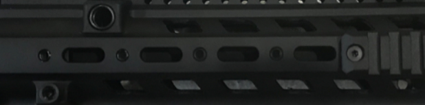 close up picture of g&g cmf 16 mlok handguard