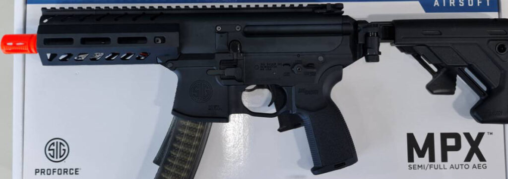 picture of the vfc sig mpx aeg unboxed from the side
