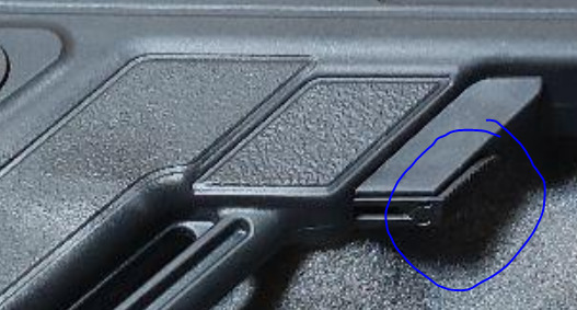 close up picture of button on mpx aeg stock 