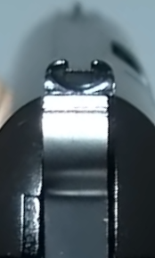 close up picture of we ct25 sights showing their size and low profile 
